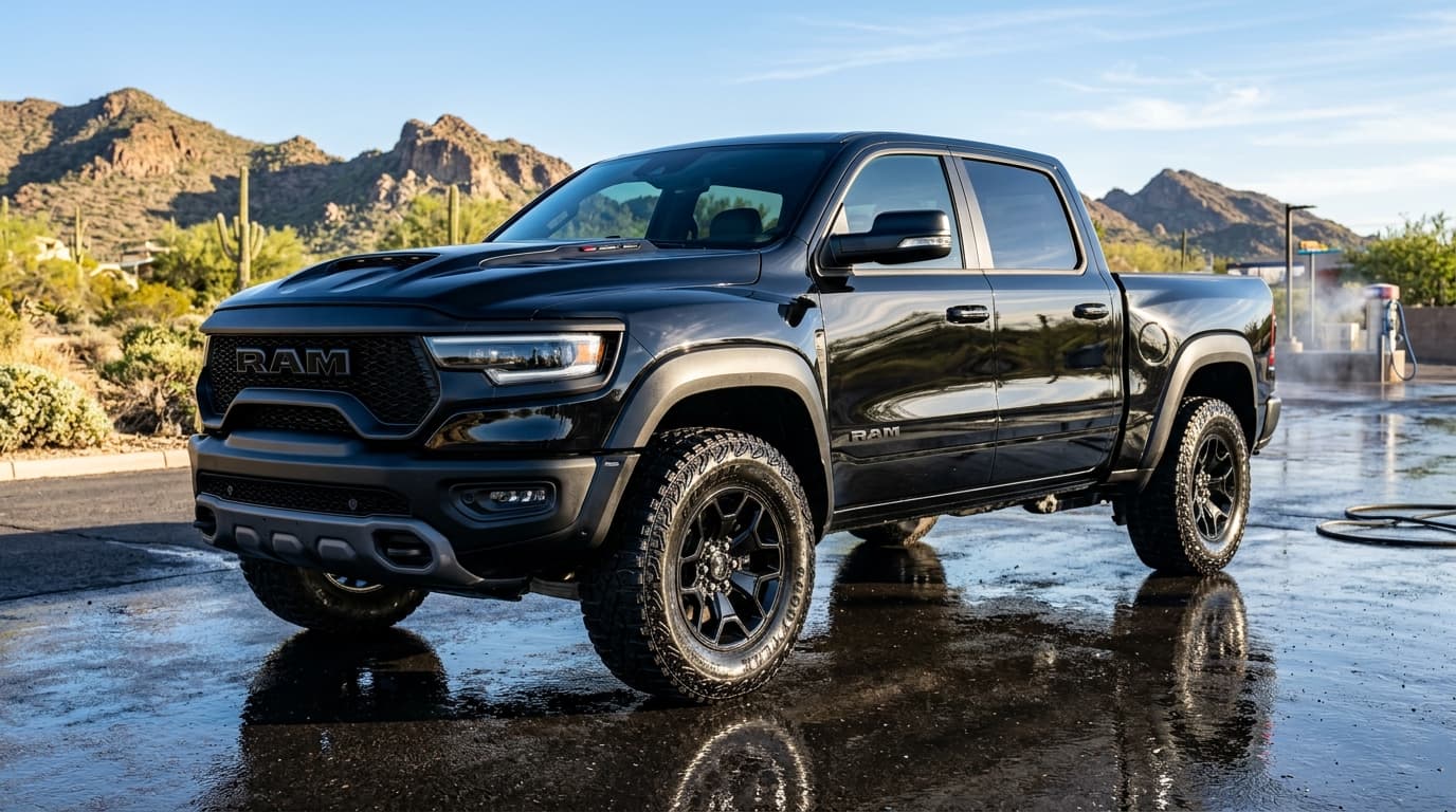 Pickup truck after Signature detail