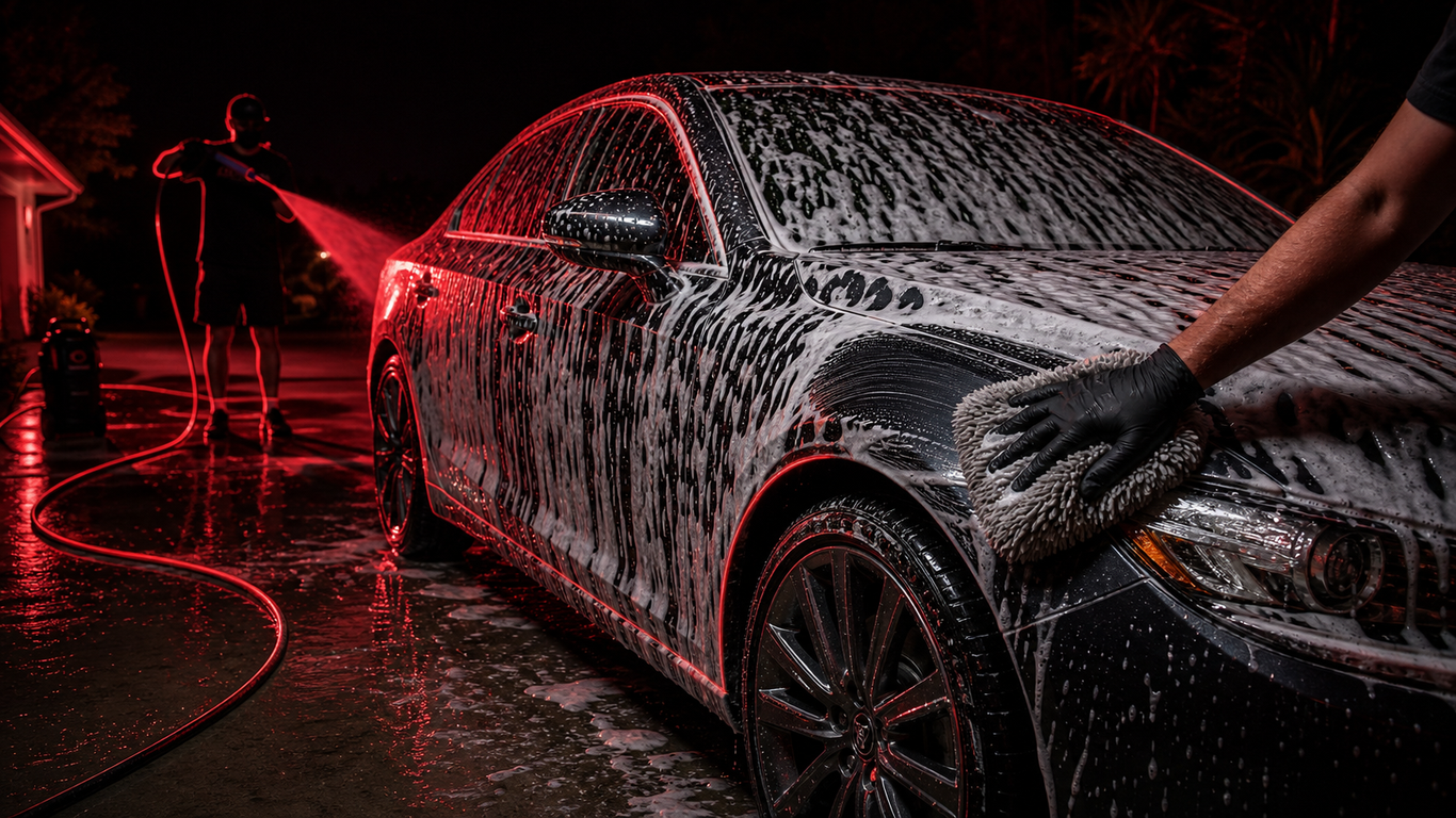 Decontaminated exterior with sealant
